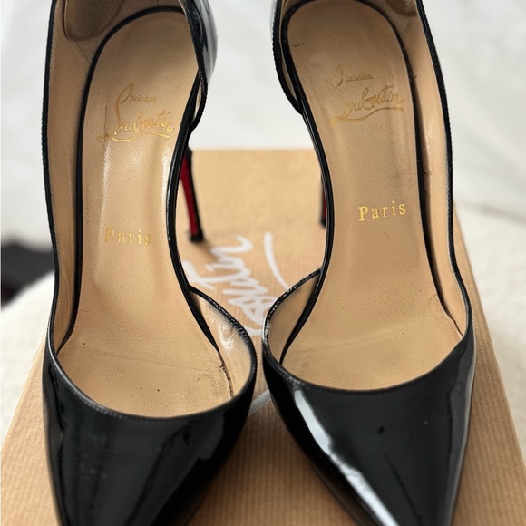 Christian Louboutin Iriza 100mm Heels Patent Leather - Picture 3 of 10